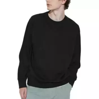 Толстовка унисекс черная Uniqlo, черный
