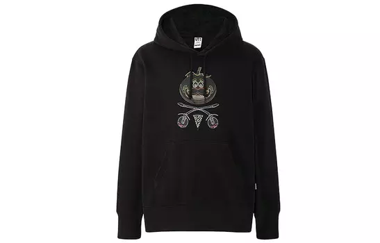 Толстовка унисекс черная Uniqlo, черный