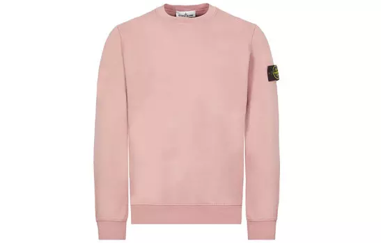 Толстовка унисекс Cherry Blossom Powder Stone Island, цвет Cherry Blossom Pink