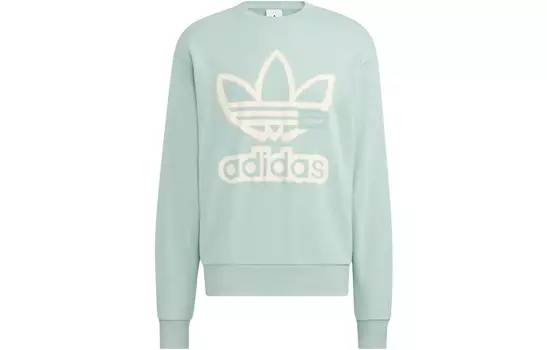 Толстовка унисекс циан Adidas Originals, голубой