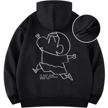 Толстовка унисекс Crayon Shinchan, розовый