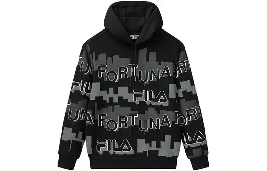Толстовка унисекс, цвет черный как смоль Fila, черный