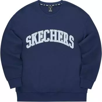 Толстовка унисекс, цвет морской волны Skechers, Marine Blue