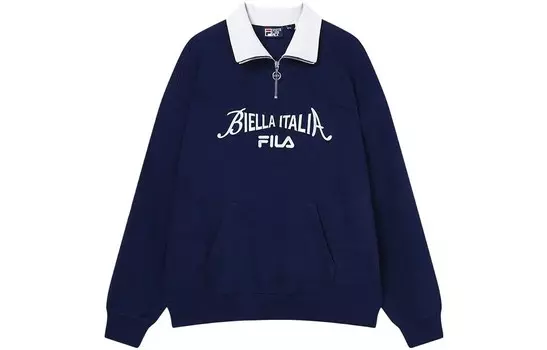 Толстовка унисекс Deep Ocean Blue Fila, синий