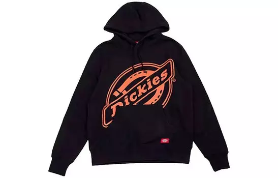 Толстовка унисекс Dickies, Черно-оранжевый логотип