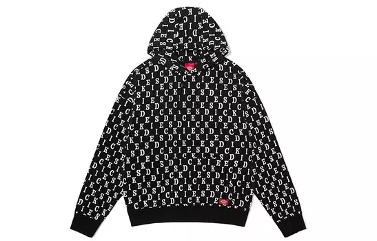 Толстовка унисекс Dickies, цвет Black and white letters