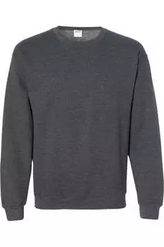 Толстовка унисекс для взрослых Gildan Heavy Blend с круглым вырезом, цвет dark heather