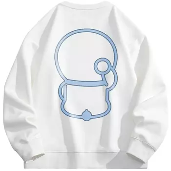 Толстовка унисекс Doraemon, Raw White