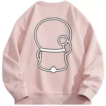 Толстовка унисекс Doraemon, Розовый