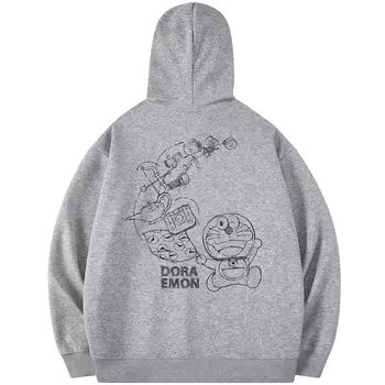 Толстовка унисекс Doraemon, Светло-зеленый