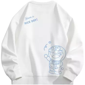 Толстовка унисекс Doraemon, Светло-зеленый