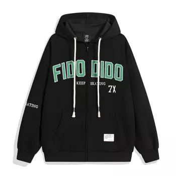 Толстовка унисекс FIDO DIDO, Светлый хаки (на флисовой подкладке и утолщенный)