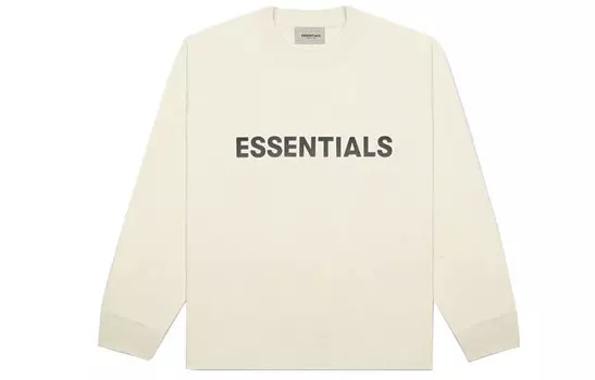 Толстовка унисекс FW20 кремового цвета Fear Of God Essentials, кремовый