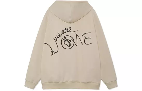 Толстовка унисекс хаки Lining, хаки