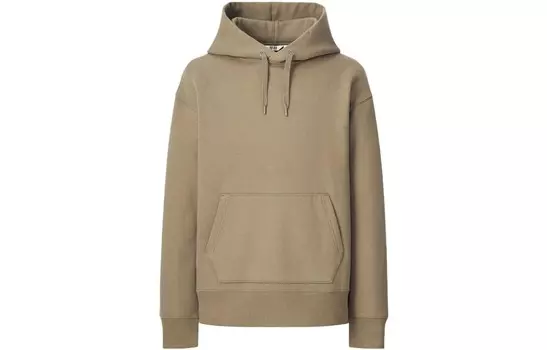 Толстовка унисекс хаки Uniqlo, хаки