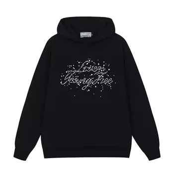 Толстовка унисекс HARSH AND CRUEL, черный