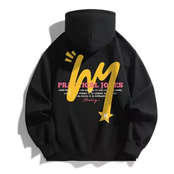 Толстовка унисекс Hurley, Черный (на флисовой подкладке)