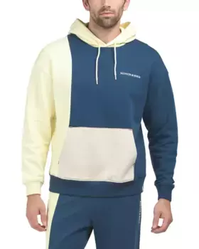 Толстовка унисекс из органического хлопка с цветными блоками Scotch & Soda, синий