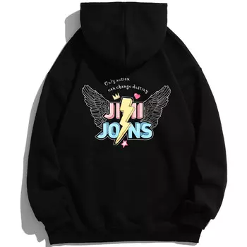 Толстовка унисекс JIMI&JONS, Темно-синий [ворсистый и утолщенный]