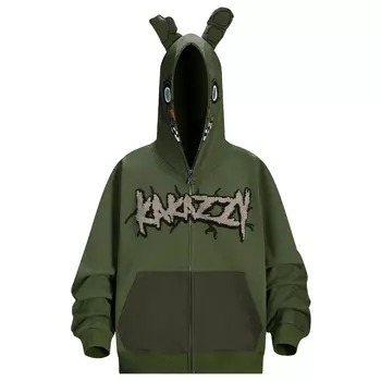 Толстовка унисекс KAKAZZY, Зеленый