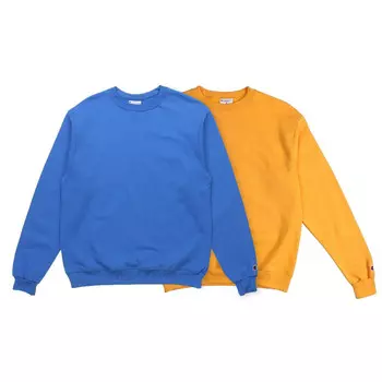 Толстовка унисекс королевский синий + золотистый Champion, синий