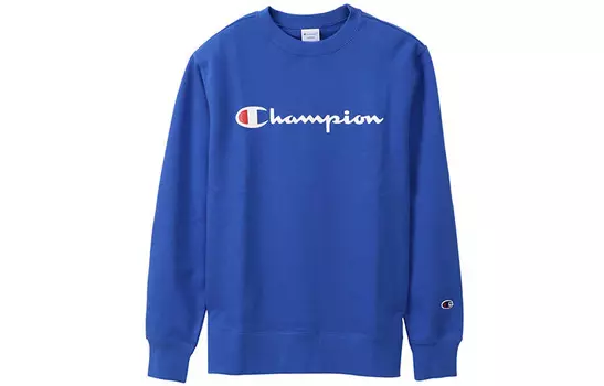 Толстовка унисекс королевского синего цвета Champion, синий