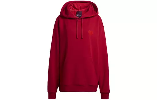 Толстовка унисекс красная Adidas Originals, красный