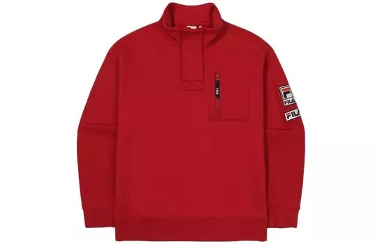 Толстовка унисекс красная Fila, красный