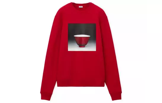 Толстовка унисекс красная Loewe, красный