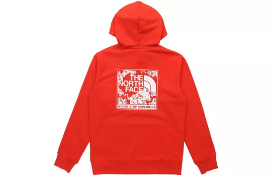 Толстовка унисекс красная The North Face, красный