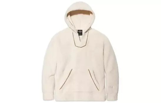 Толстовка унисекс кремово-белая Ugg, кремовый/белый