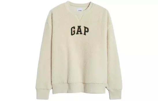 Толстовка унисекс кремово-бежевая Gap, бежевый
