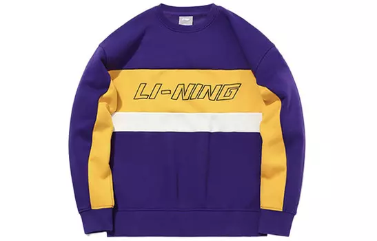 Толстовка унисекс Lakers Фиолетовый Lining, цвет Lakers Purple