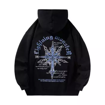 Толстовка унисекс Lightning Monster, Бежевый (утолщенный, на флисовой подкладке)