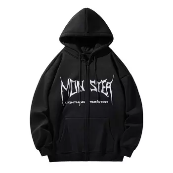 Толстовка унисекс LIGHTNING MONSTER, черный