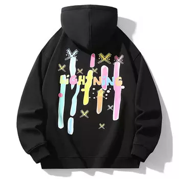 Толстовка унисекс Lightning X Storm, Белый (на флисовой подкладке)