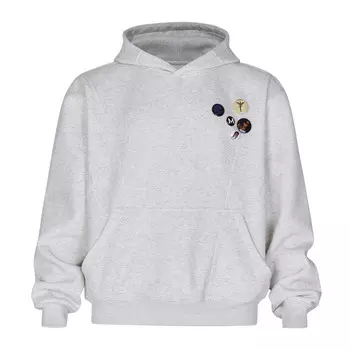 Толстовка унисекс MADE EXTREME, Светло-серый (на флисовой подкладке)