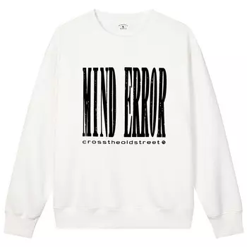 Толстовка унисекс Mind Error, белый
