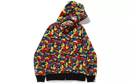 Толстовка унисекс многоцветная A Bathing Ape, цвет Multicolor