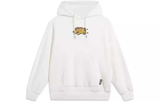 Толстовка унисекс молочно-белая Lining, слоновая кость