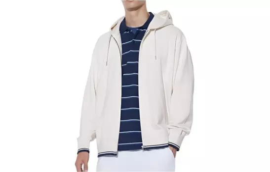 Толстовка унисекс молочно-белая Uniqlo, слоновая кость