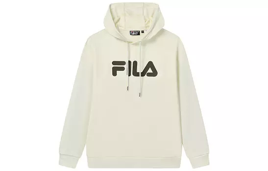 Толстовка унисекс молочно-соленый белый Fila, кремовый