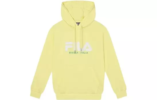 Толстовка унисекс неоново-зеленая Fila, зеленый