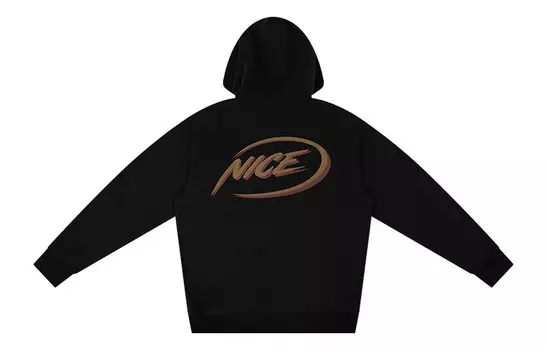 Толстовка унисекс NICEID, Бордовый — серый/белый логотип