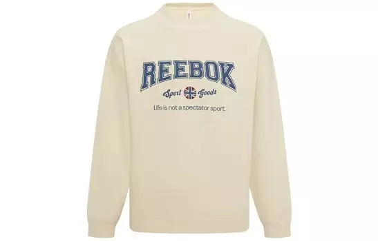 Толстовка унисекс Off White Reebok, кремовый