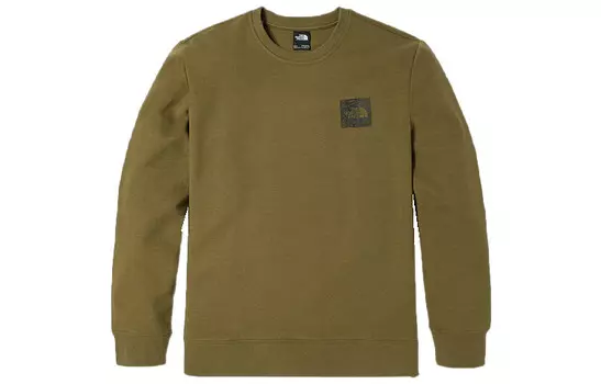 Толстовка унисекс оливково-зеленая The North Face, оливково-зеленый