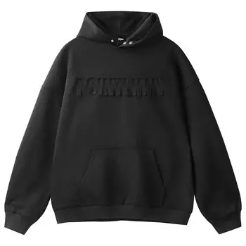 Толстовка унисекс Pointlimit, Черный на флисовой подкладке