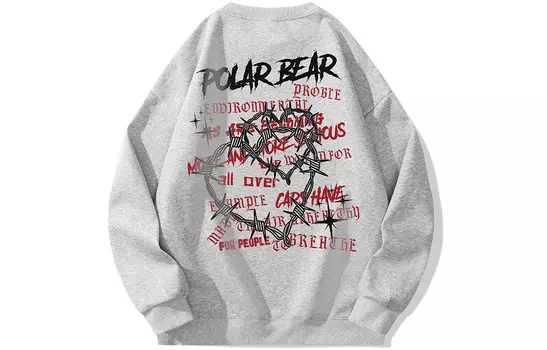 Толстовка унисекс Polar Bear POLAR BEAR, Светло-серый