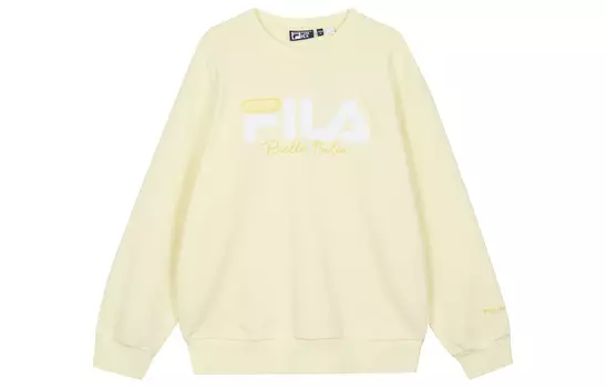 Толстовка унисекс пшенично-соломенно-желтая Fila, желтый