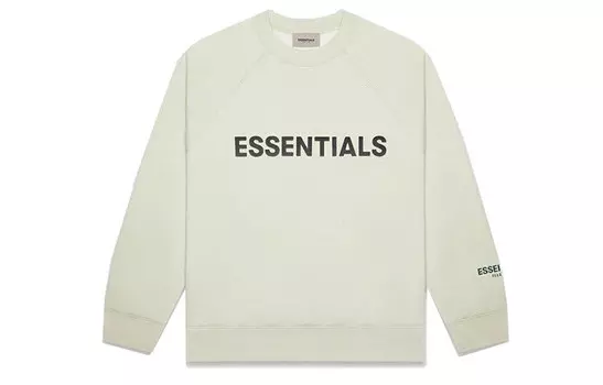 Толстовка унисекс пыльно-зеленая Fear Of God Essentials, зеленый